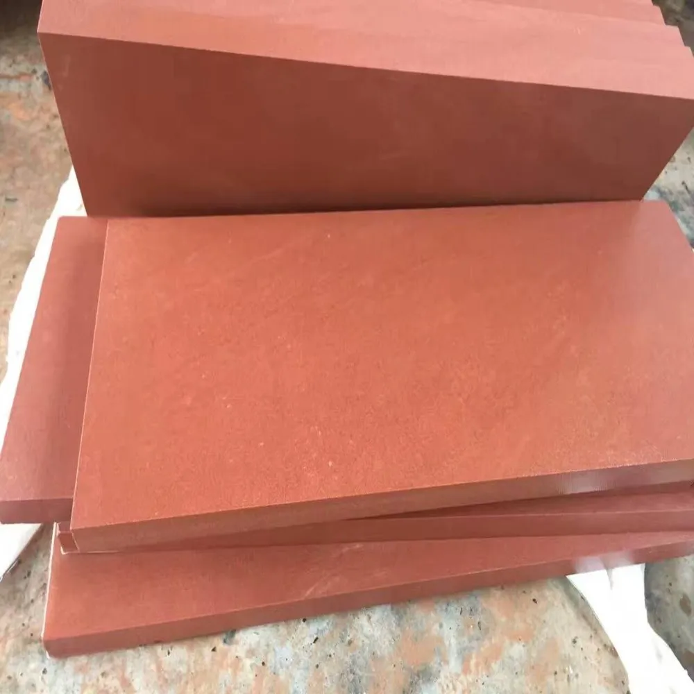 Agra Red Sandstone calibrated paving tiles