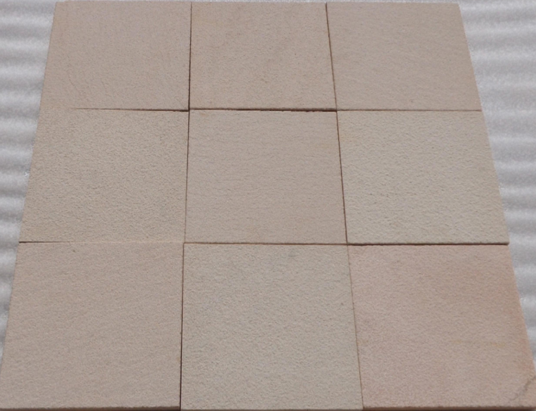 Dholpur Beige Sandstone shot blasted surface