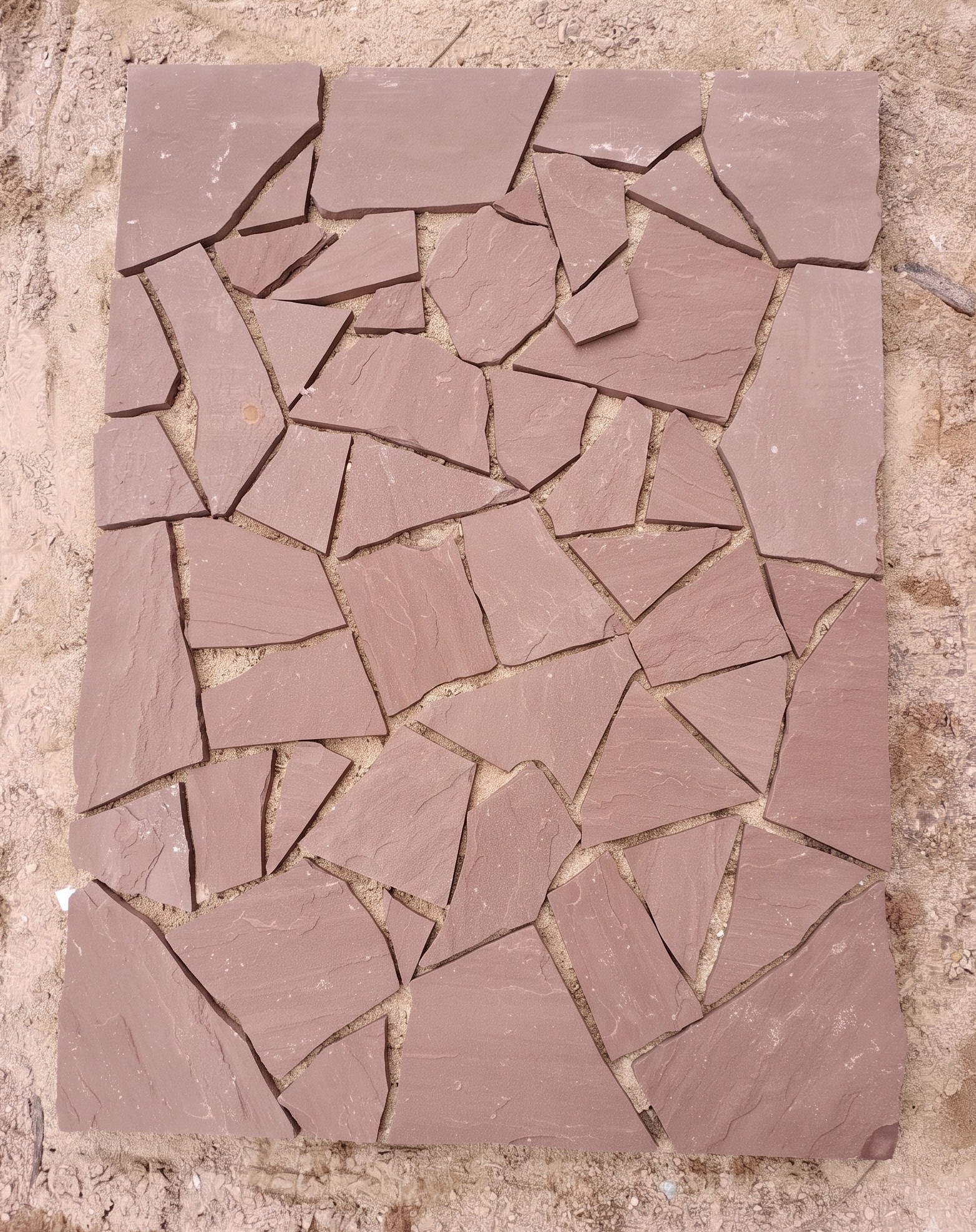 Mandana Sandstone natural split paving and garden path